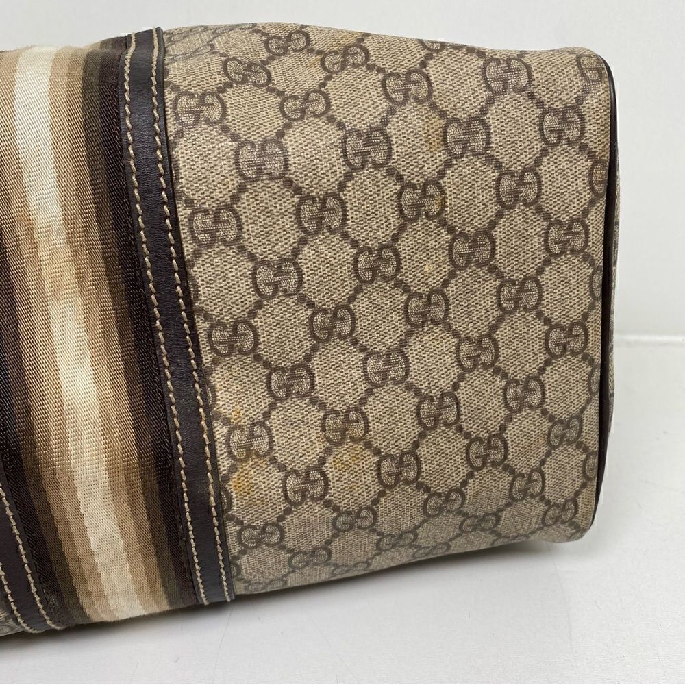 Gucci Web Joy Boston Bag GG Coated Canvas Medium - Picture 11 of 16